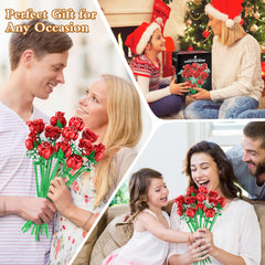 Sopu romantic home decor rose bouquet ready for display