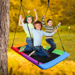 Durable Sorbus swing seat and frame support up to 700 pounds.