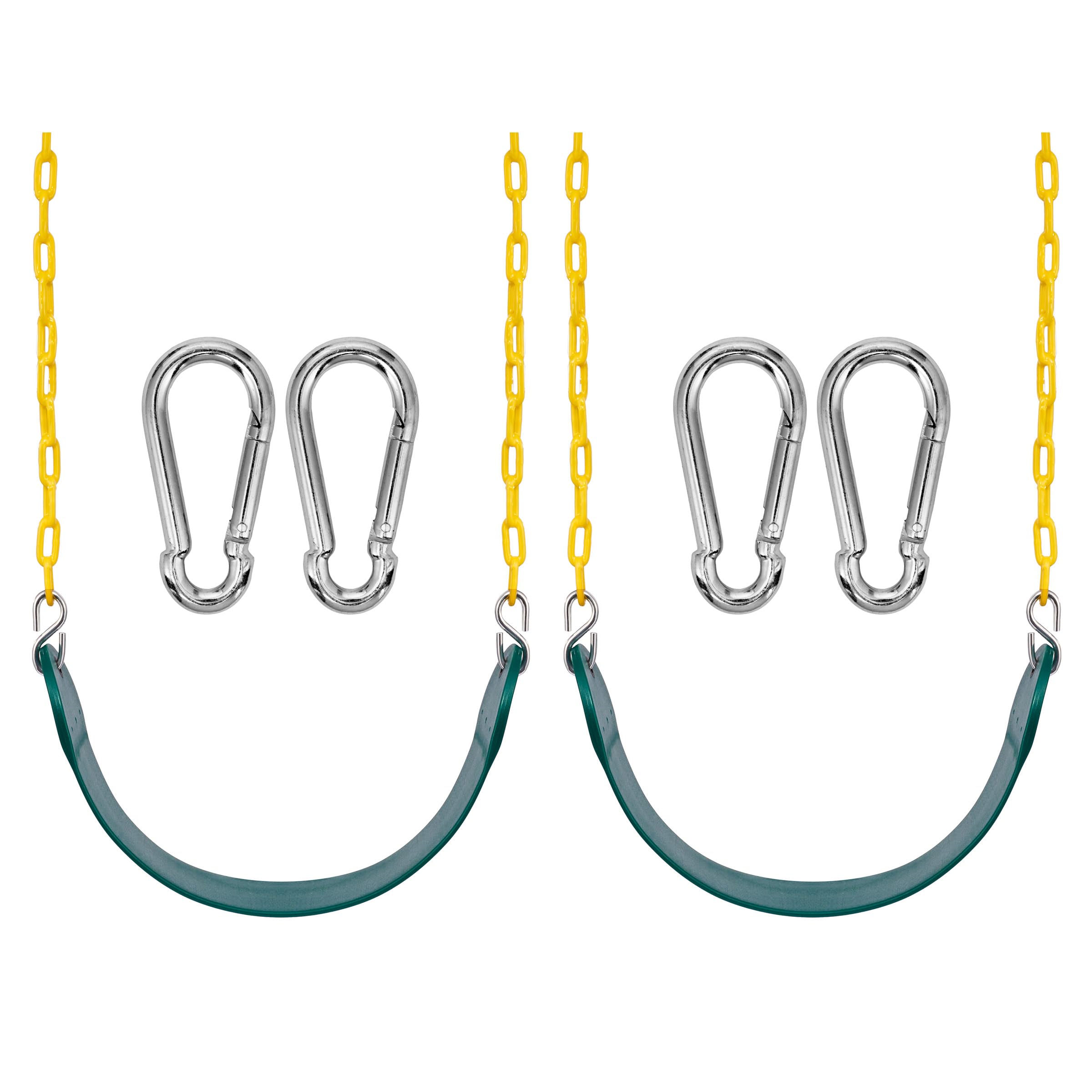 Sorbus heavy duty swing seat with 66-inch rust-resistant chain, ideal for backyard play.