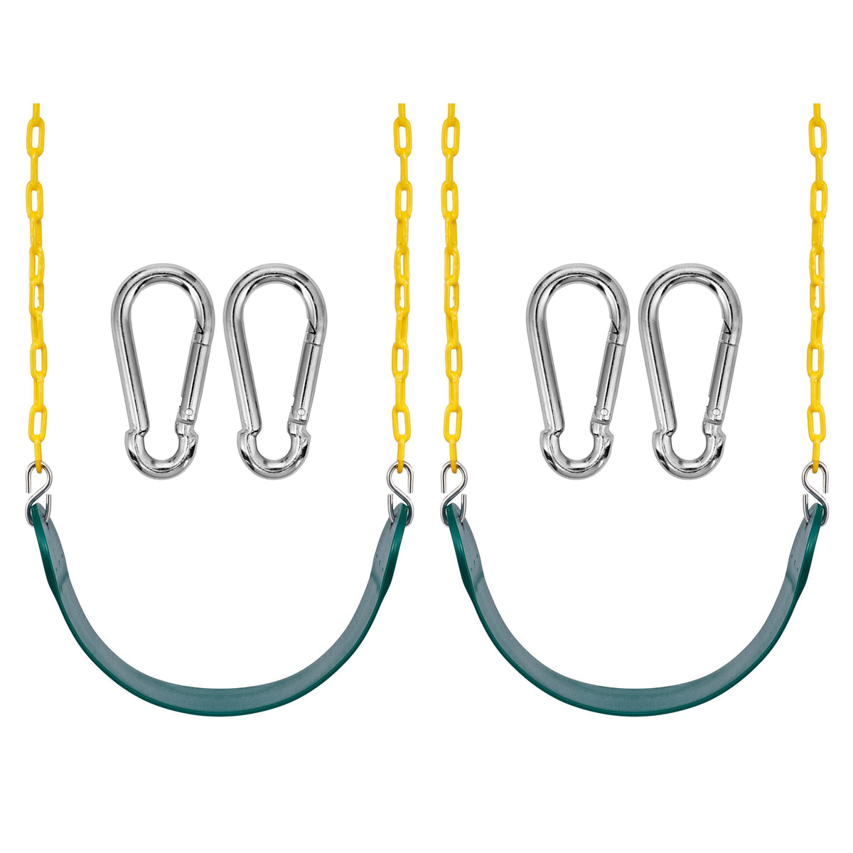 Sorbus heavy duty swing seat with 66-inch rust-resistant chain, ideal for backyard play.