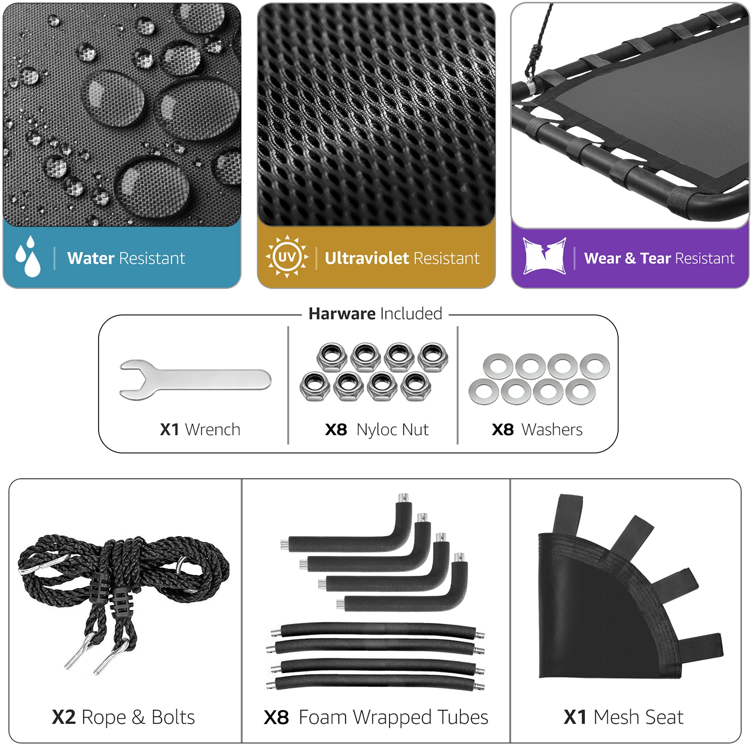 Sorbus assembly-included packaging with mounting hardware simplifies setup