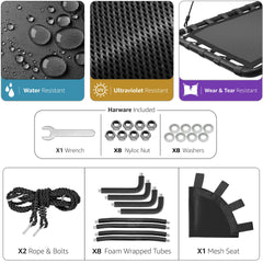 Sorbus assembly-included packaging with mounting hardware simplifies setup