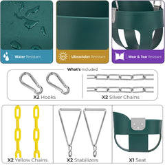 Sorbus portable baby swing for quick setup and versatile use