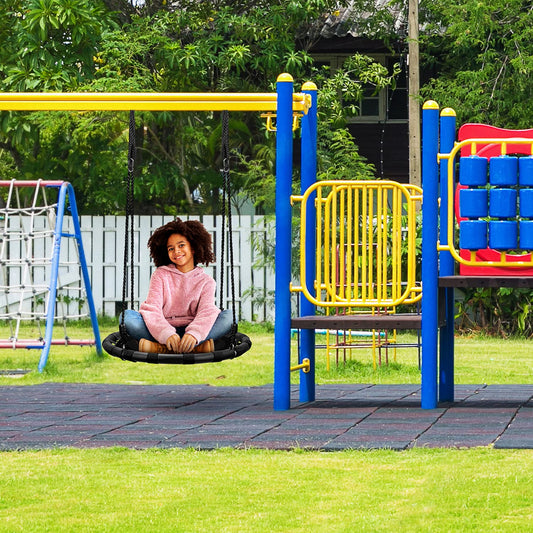 Sorbus Saucer Tree Swing assembly kit enables quick setup and secure mounting