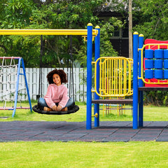 Sorbus Saucer Tree Swing assembly kit enables quick setup and secure mounting