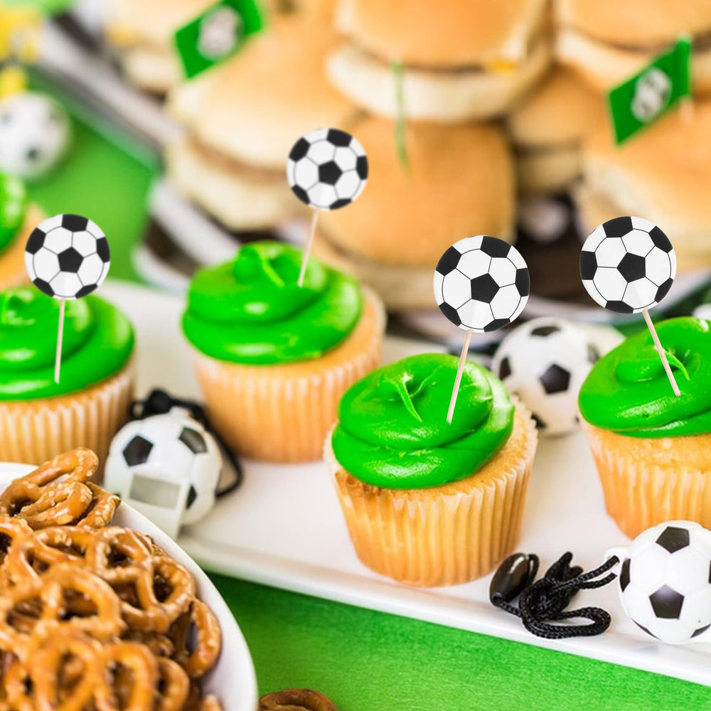 Sorcristy cupcake picks are easy to insert into desserts.