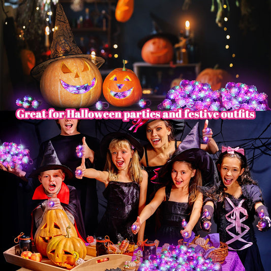 Sosation LED ring with colorful flashing LEDs, perfect for carnival throws and festival celebrations.