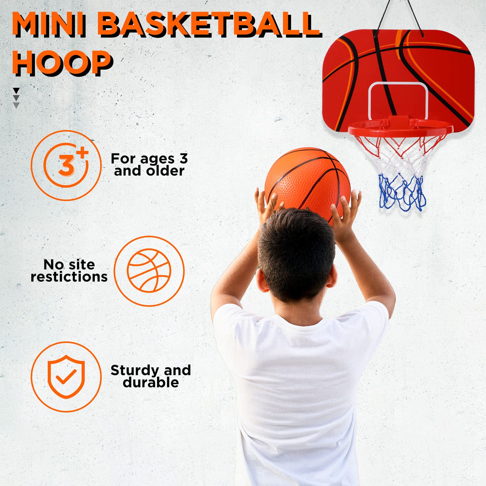 Sosation mini basketball 4-balls set for quick warmups and games.