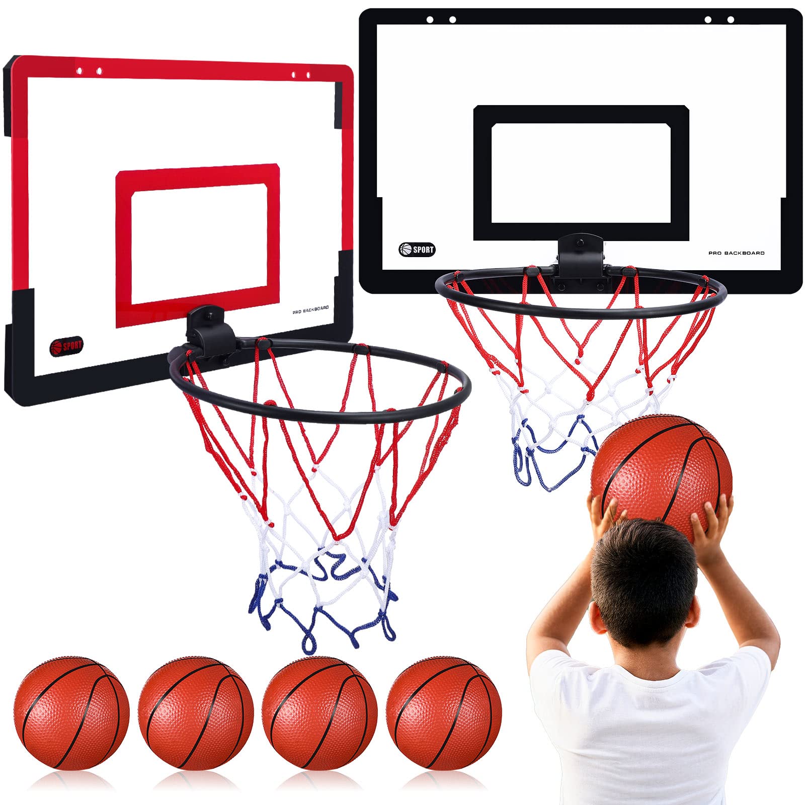 Sosation mini hoop backboard for quick indoor play and skill practice.
