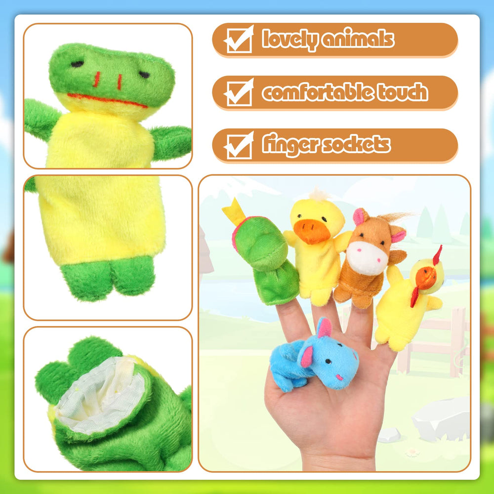 Sosation mini puppets designed for easy finger fit and play