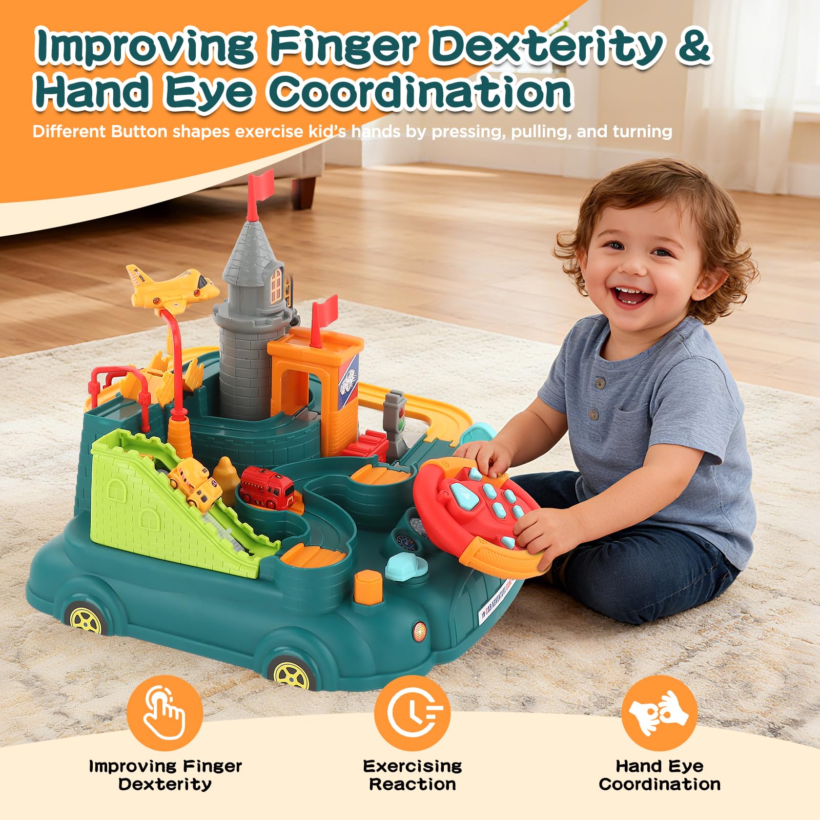 SOSUSHO ABS plastic construction delivering safe, durable kids’ toy play
