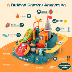 SOSUSHOE Montessori-inspired color track enhancing color recognition during play