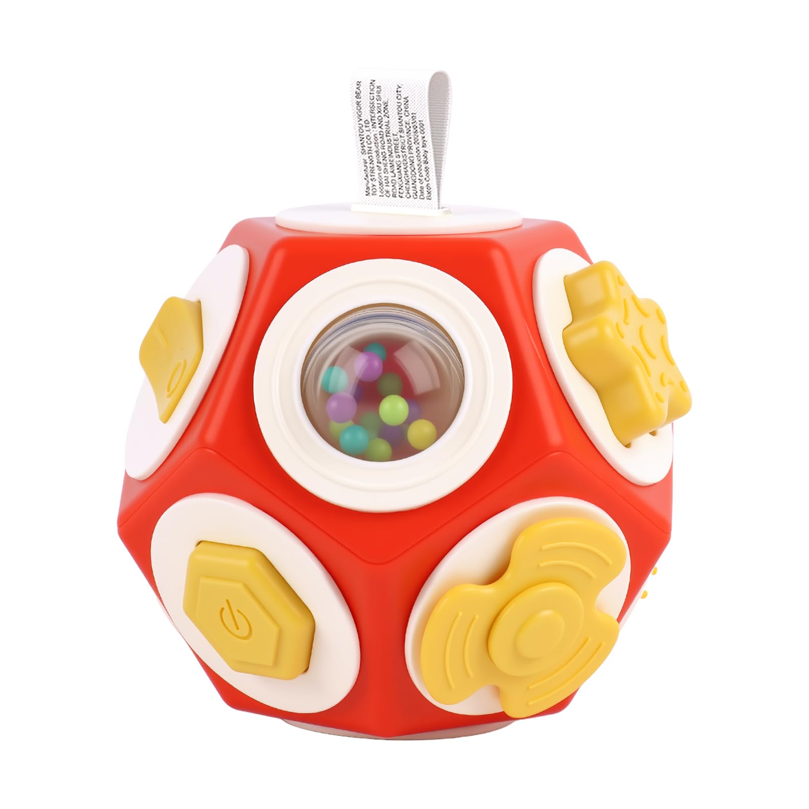 SOSUSHOE Montessori cube play promotes color recognition and fine motor skills.