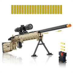 Sosuy M24 1:1 build block gun shown in realistic sniper detail for display.