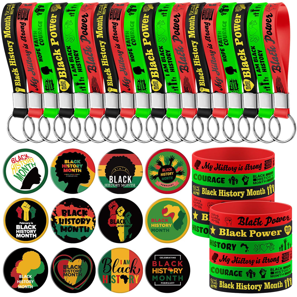 Sotiff Black History Month bracelets worn on the wrist.