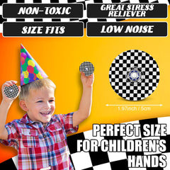 Sotiff black and white checkered spinner pack ideal for fun rewards.