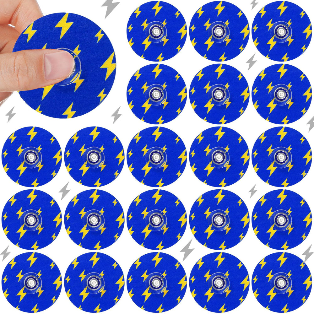 Sotiff blue-golden lightning spinner in hand for focus and stress relief.