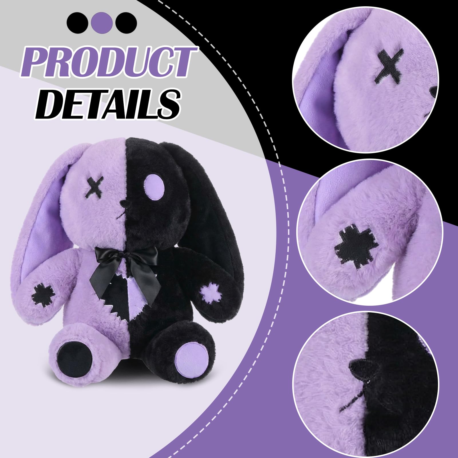 Sotiff Easter goth bunny decor brings dark cute charm to rooms.