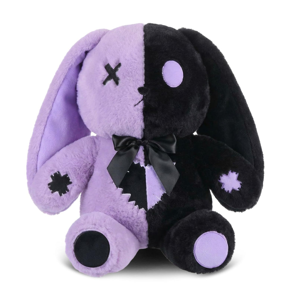 Sotiff Gothic Bunny Plush 12in with silky fur, ideal for cozy Easter decor.