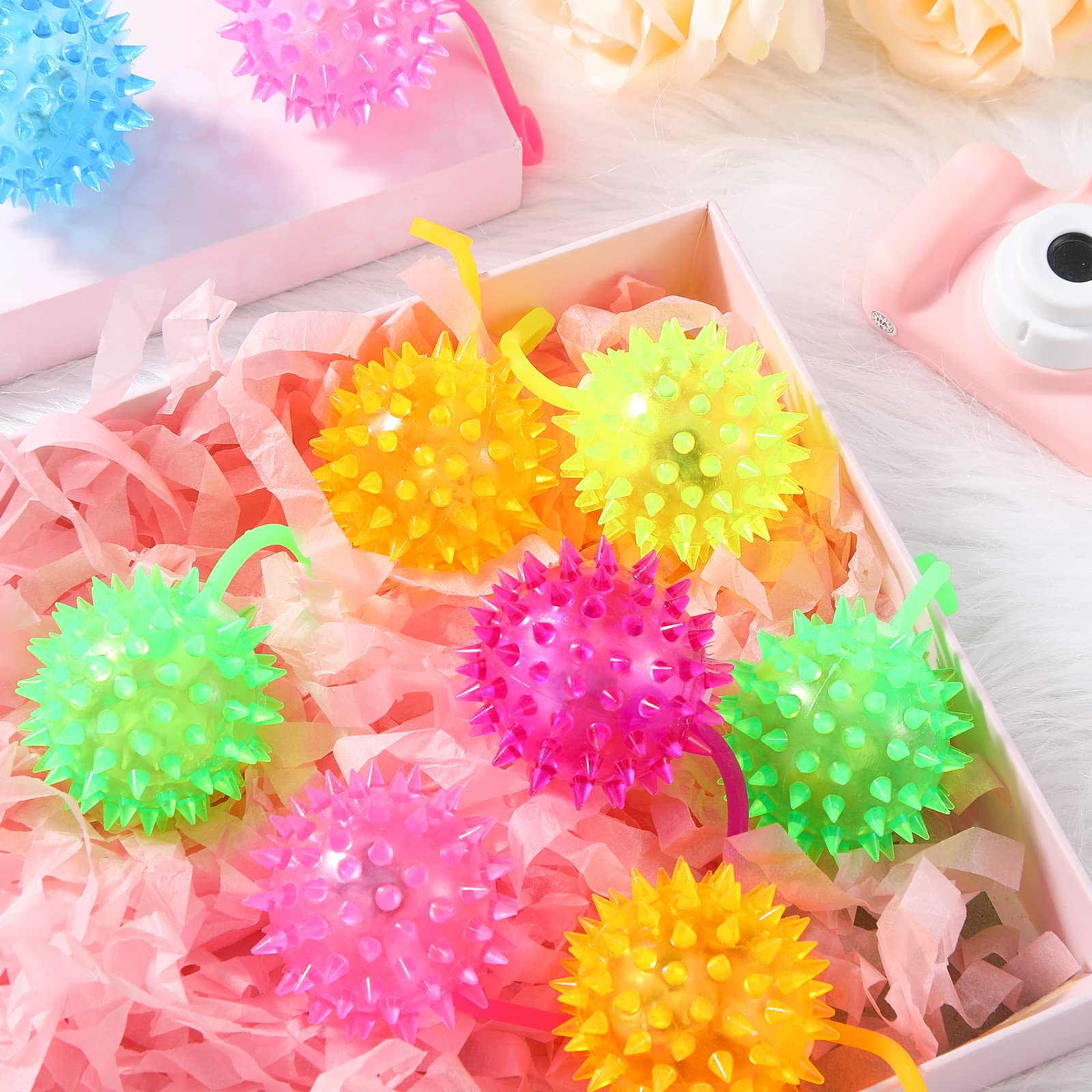 Sotiff ball closeup spikes, skin-friendly texture for safe tactile play.