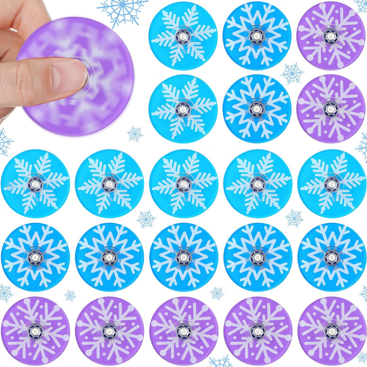 Sotiff snowflake spinner black, durable materials for smooth spins