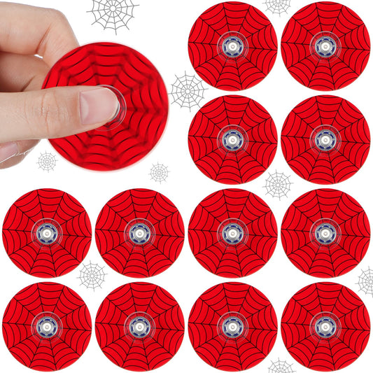 Sotiff Spider Web fidget spinner red, portable for on-the-go play and focus.