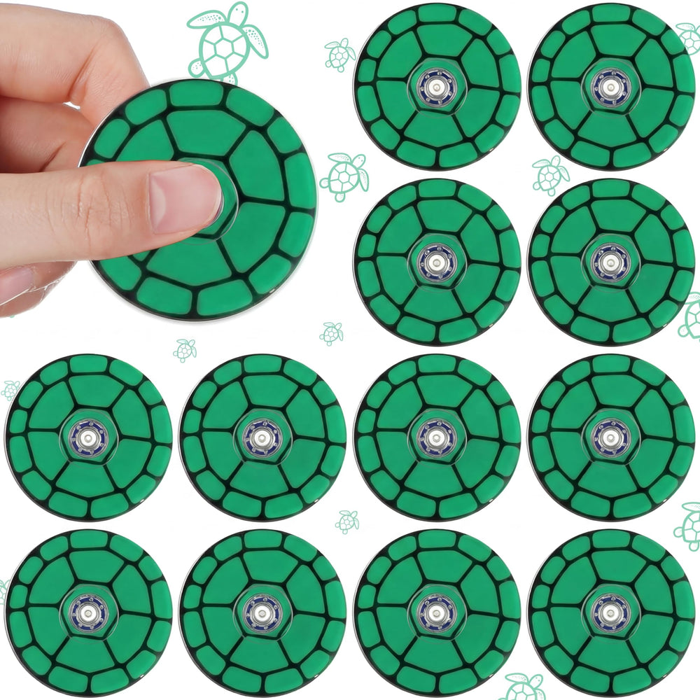 Sotiff turtle fidget spinner green pack for kids, compact and kid-friendly stress relief.