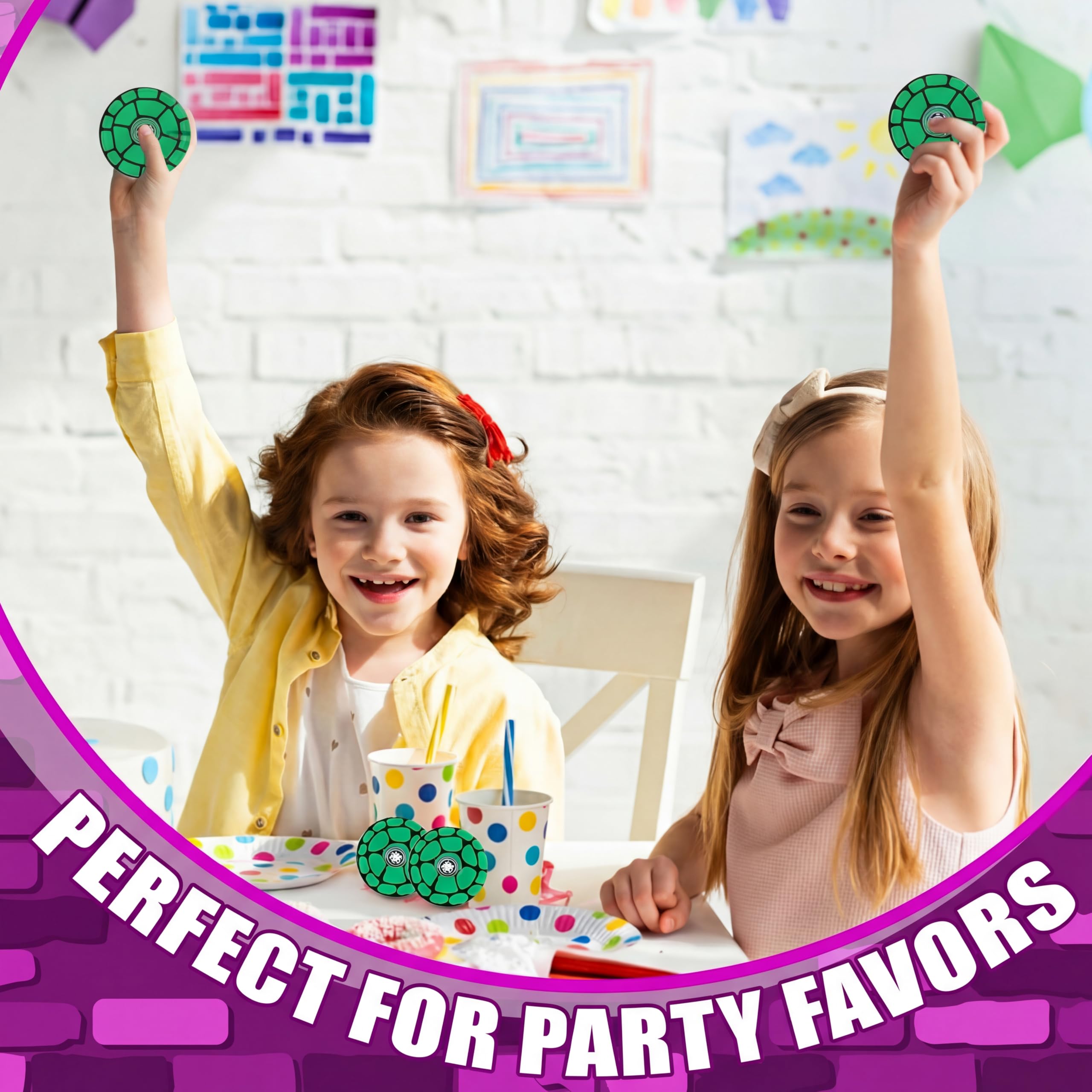 Sotiff turtle fidget spinner party favors, perfect for classrooms.