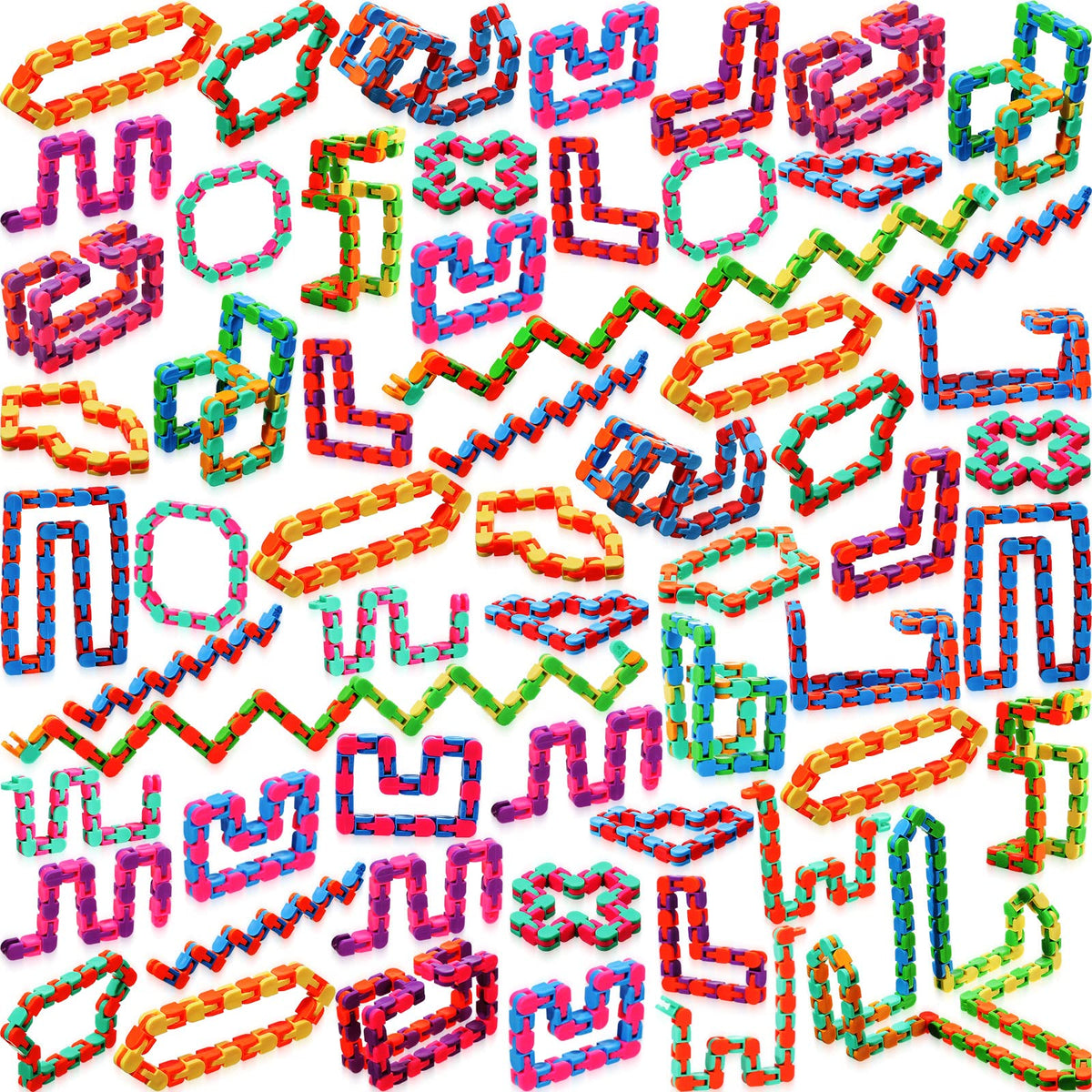 Sotiff wacky track colorful snakes: versatile assembly for imaginative play and focus.