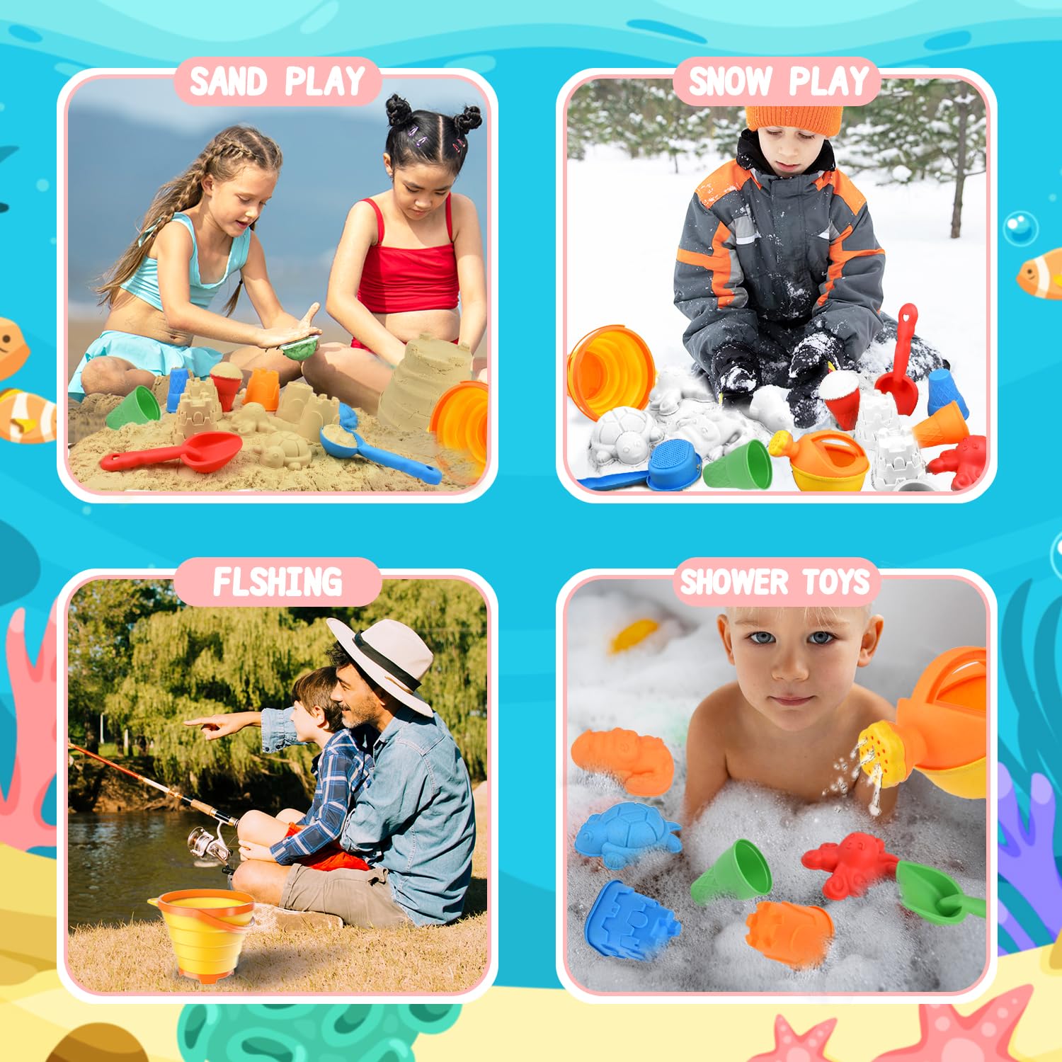 Sotodik mesh bag keeps toys organized and sand-free after play