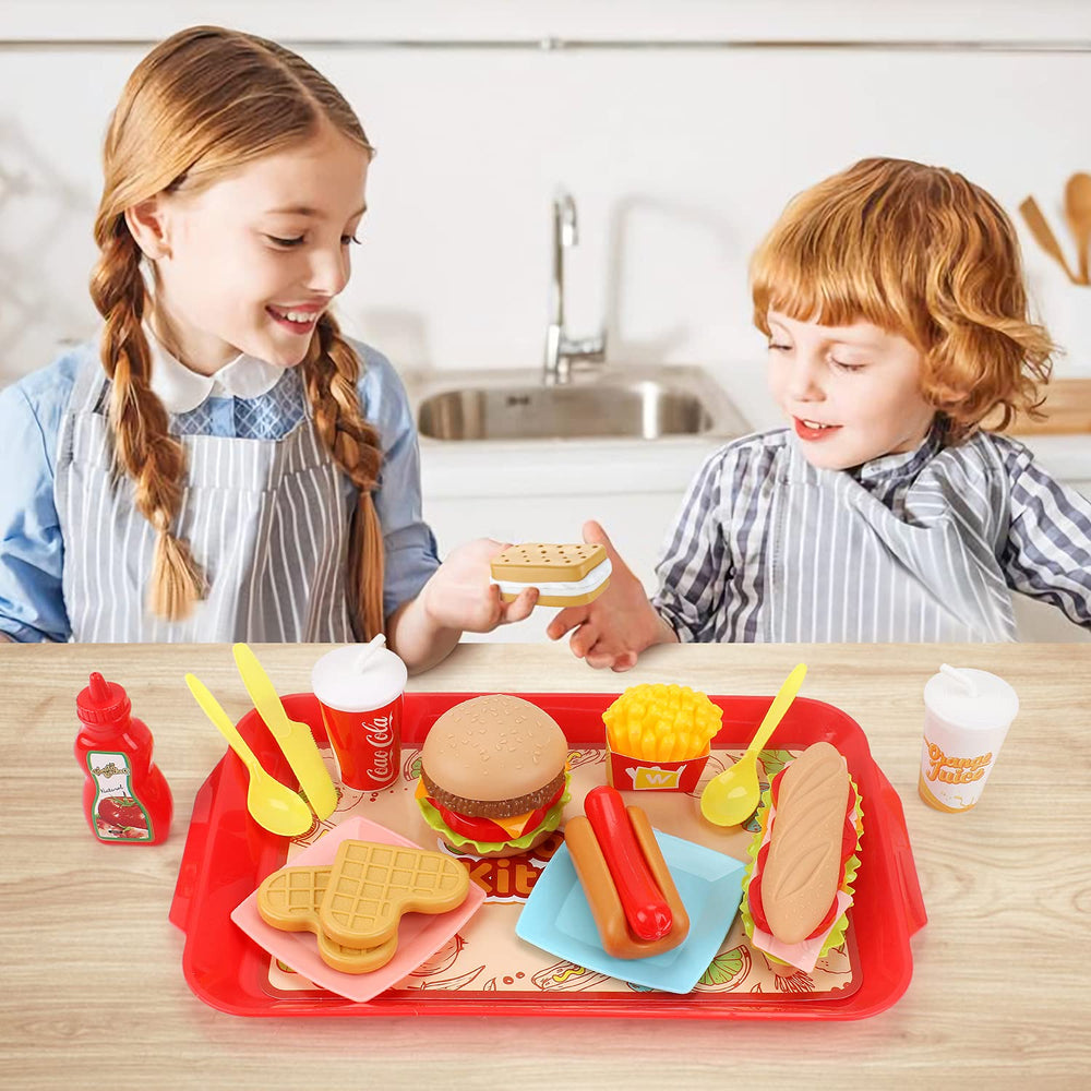 Sotodik fries and hotdog set supports imaginative fast food play