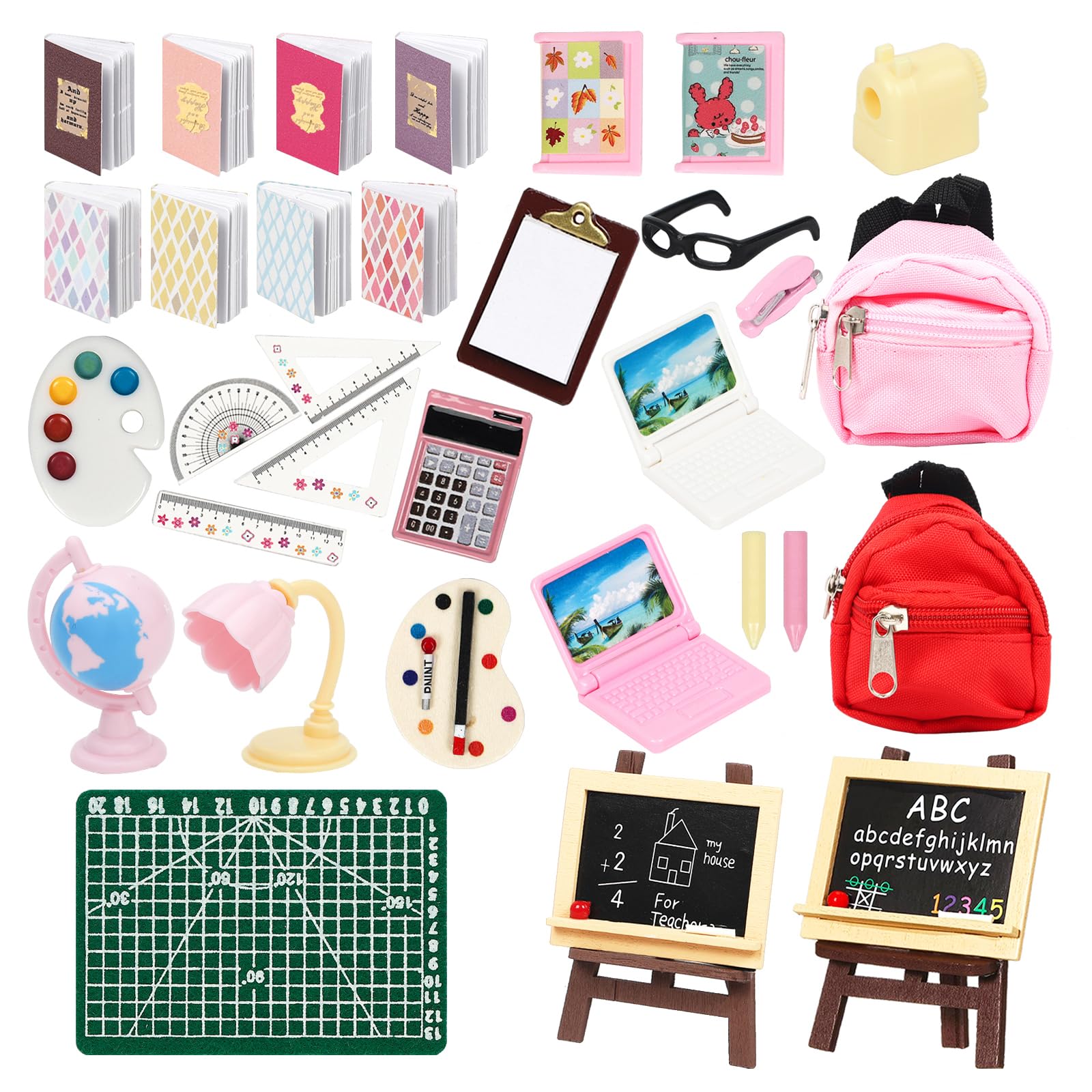 SOTOGO ONEST doll house glasses and notepad set for imaginative classroom play.