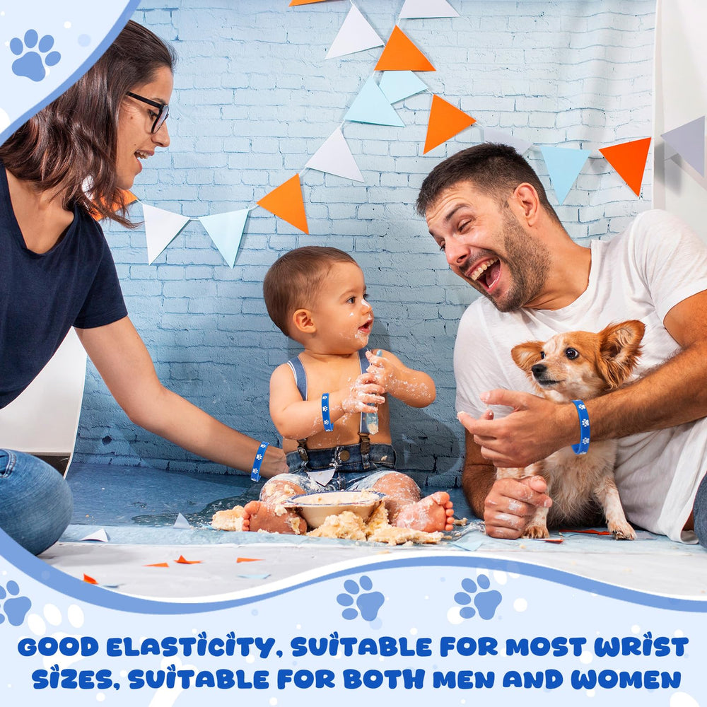 Soulchen birthday decor paw bracelets, perfect for gifts and giveaways.