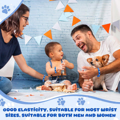 Soulchen birthday decor paw bracelets, perfect for gifts and giveaways.