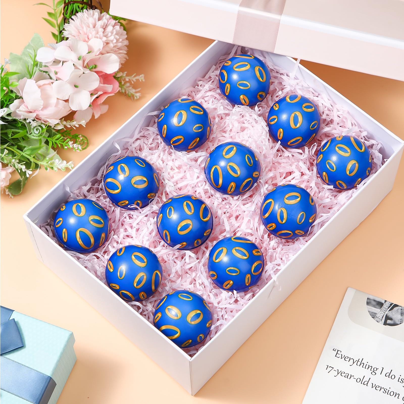Soulchen pocket-sized stress ball, 5 cm, easy to slip into bags.