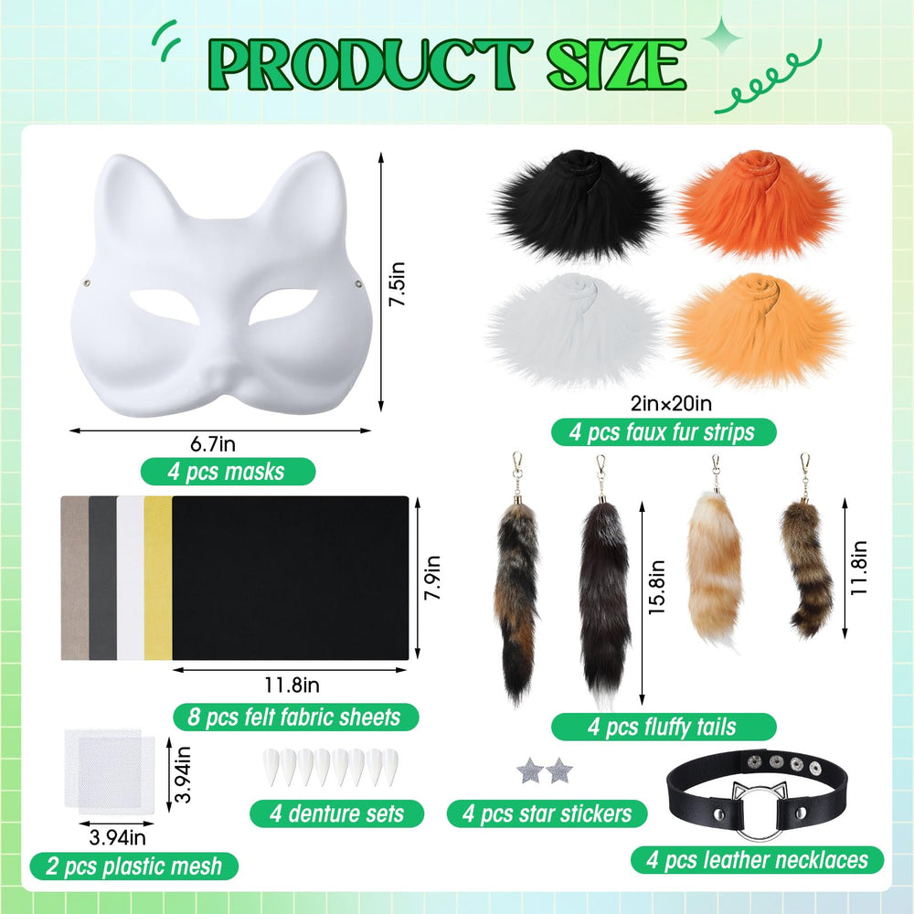 Soulchen fluffy fox tails provide authentic movement for costumes during events.