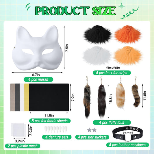 Soulchen fluffy fox tails provide authentic movement for costumes during events.