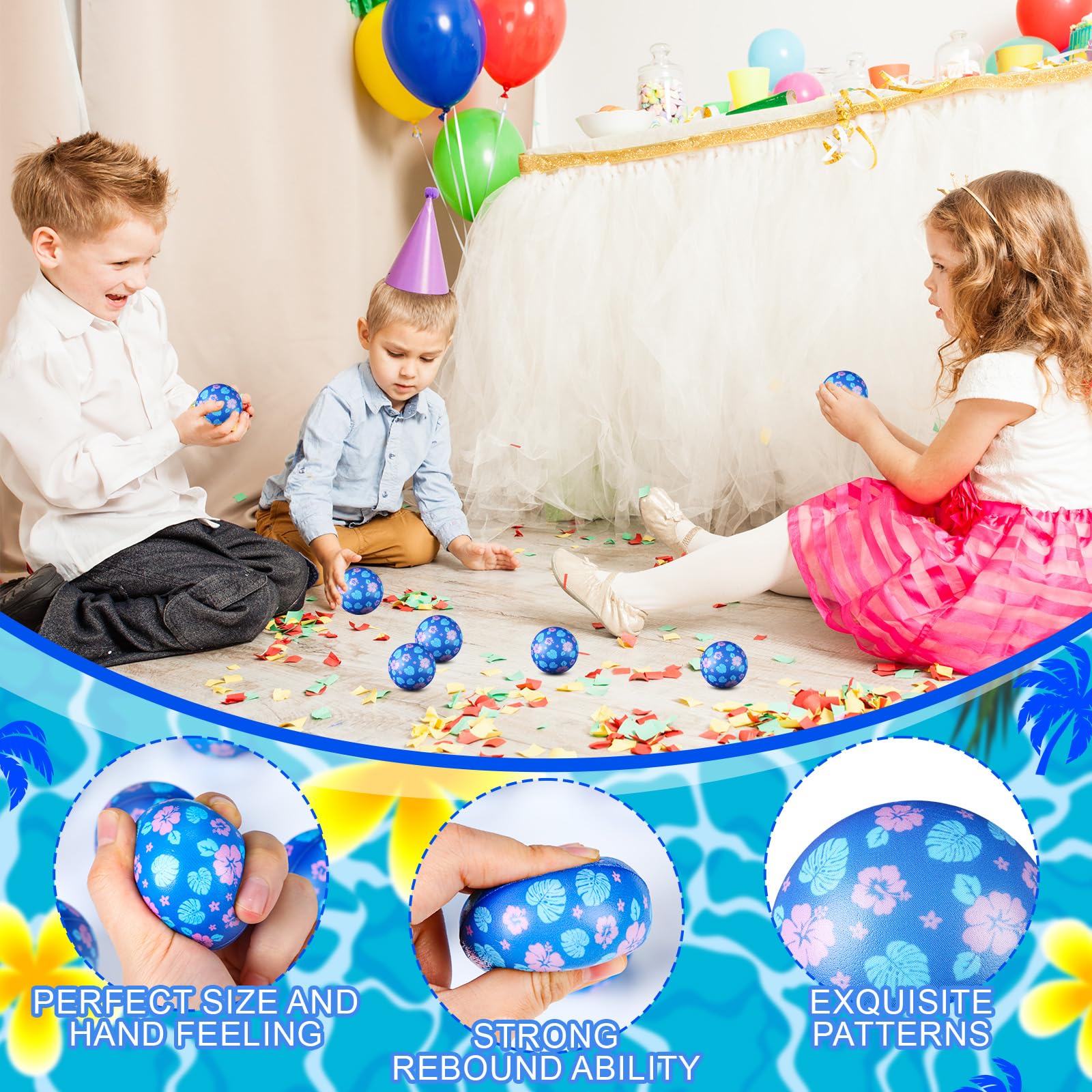 Soulchen blue stress ball ideal as a party favor for kids.