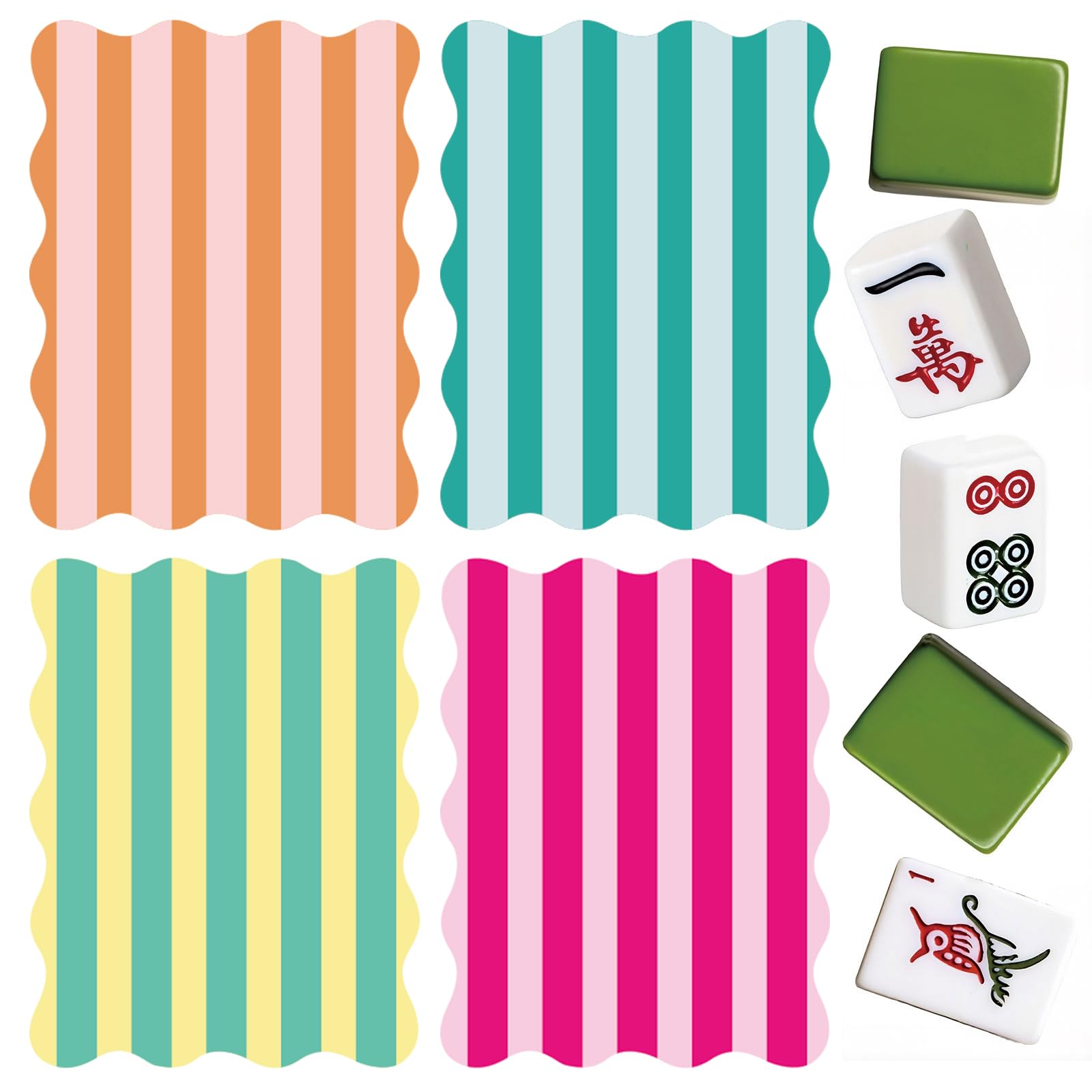 Soulchen Mahjong shuffler pink palette closeup, smooth tile mixing.