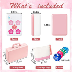 Soulchen mahjong storage bag for easy packing and transport.