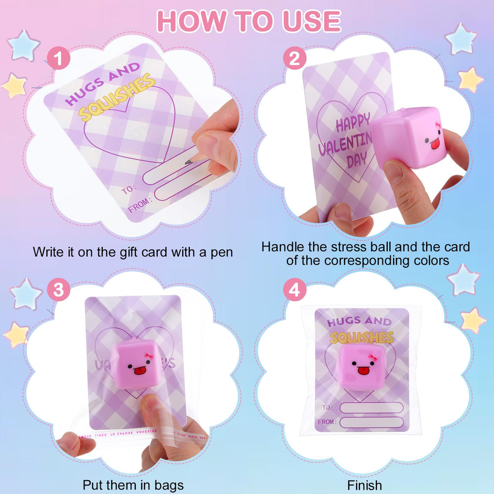 Soulchen stress cube on office desk for anxiety relief and concentration.