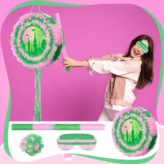 Soulchen pinata pink green decor suitable for Cinco de Mayo