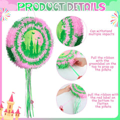 Soulchen pinata pink green gradient close-up highlighting craftsmanship