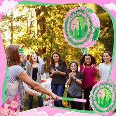 Soulchen pinata pink green witch themed celebration accessory