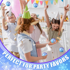 Soulchen snowflake party favors, great for snowflake-themed birthday fun.