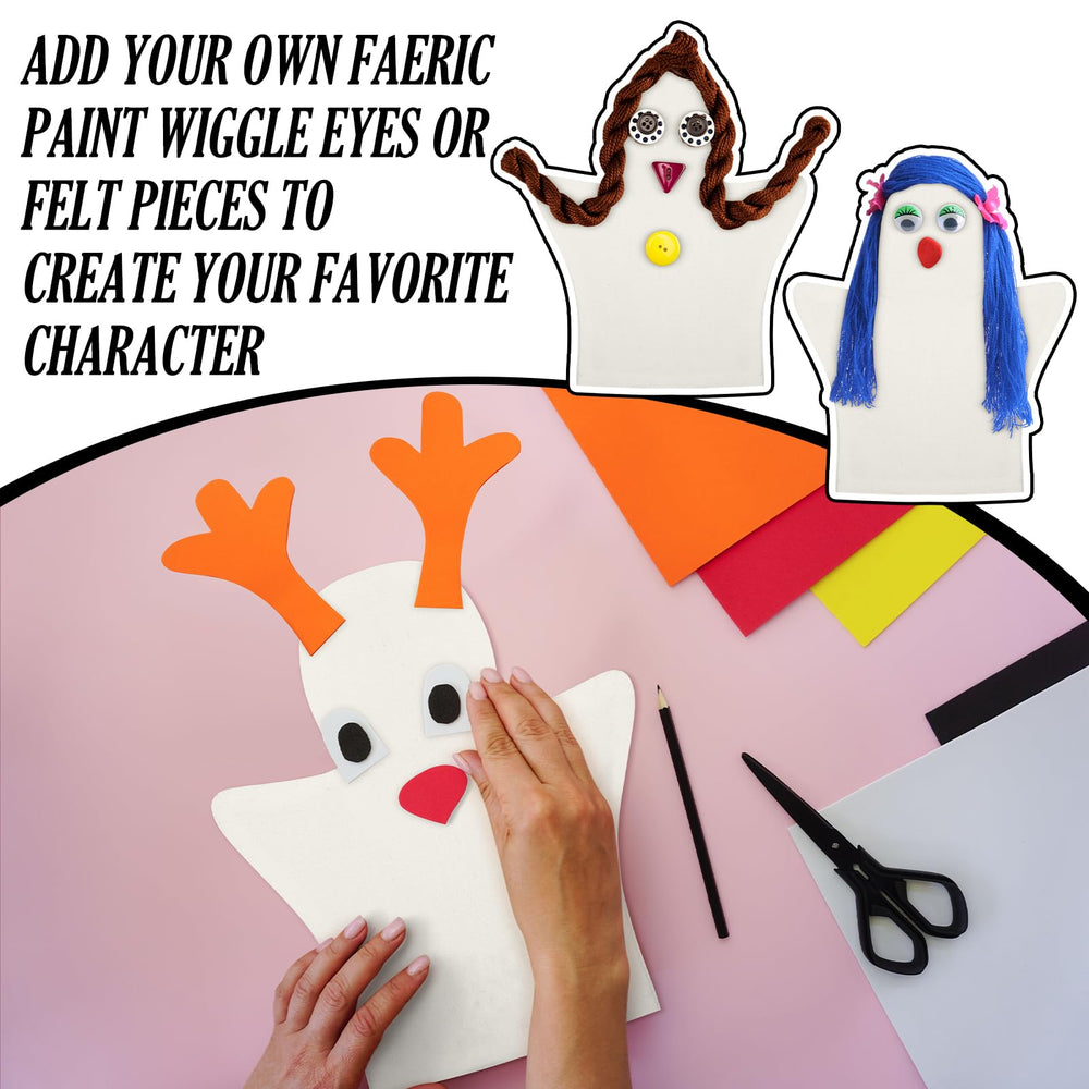 Soulchen soft cotton fabric puppets offer durable materials for repeated use.
