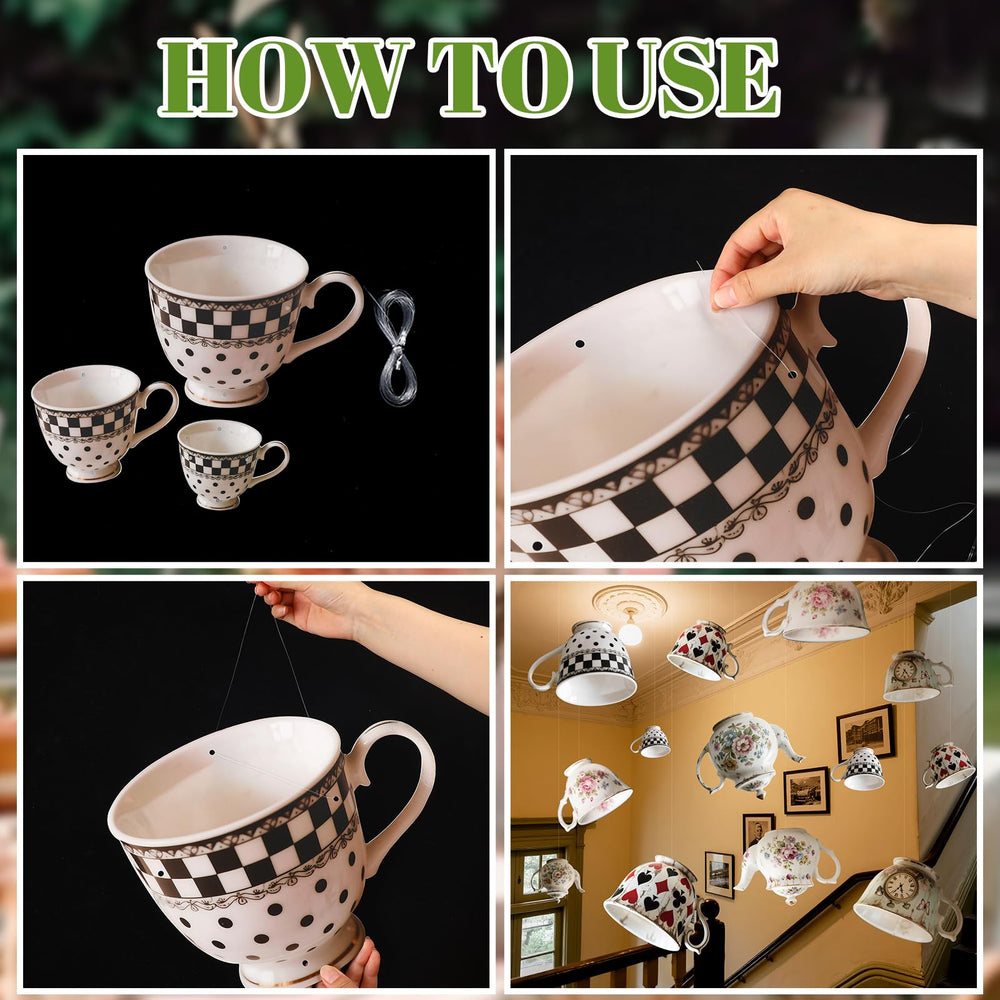Soulchen Wonderland teapot banner 15cm compact, easy to hang