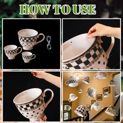 Soulchen Wonderland teapot banner 15cm compact, easy to hang