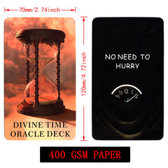 Soulme Divine Timing Cards spread with time messages for daily reflection.