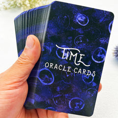 Soulme Portable deck in hand, travel-friendly spiritual guidance on the go.